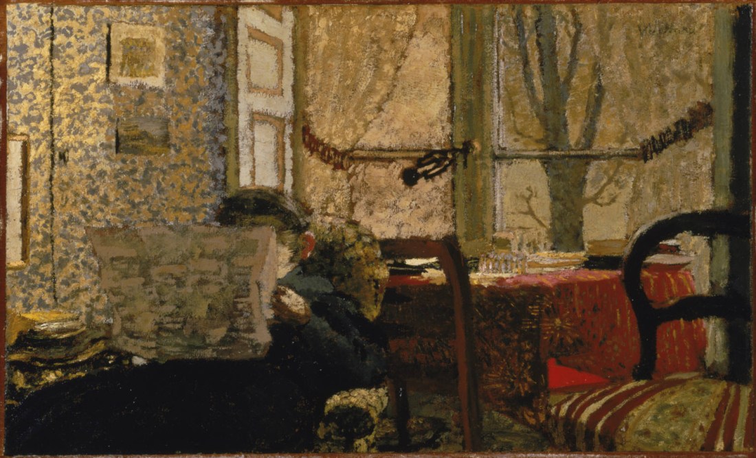 Edouard Vuillard, The Newspaper, c. 1896−98.
