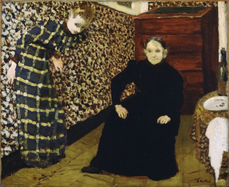 Edouard Vuillard, Interior, Mother and Sister of the Artist, 1893.