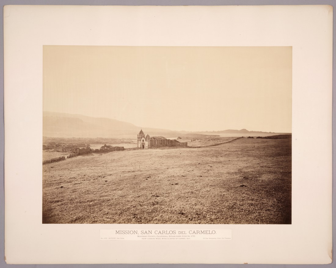 Carleton Watkins, Mission San Carlos del Carmelo, ca. 1877. Collection of Huntington Library, Art Collections, and Botanical Gardens, San Marino, Calif.