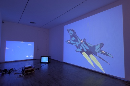 Cory Arcangel, MIG 29 Soviet Fighter Plane and Clouds, 2005. Collection of the Albright-Knox Art Gallery, Buffalo.