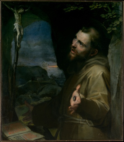 Barocci, Saint Francis, ca. 1600-04. Collection of the Metropolitan Museum of Art, New York.