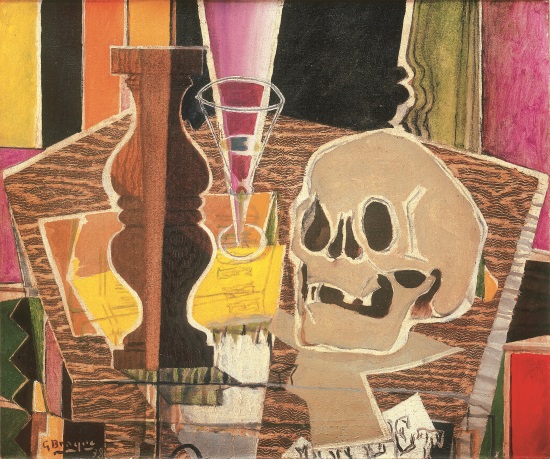 George Braque, Baluster and Skull, 1938.