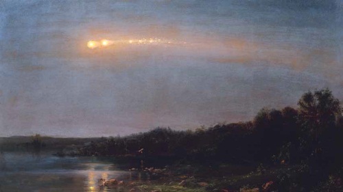 Frederic Edwin Church, Meteor of 1860, 1860.