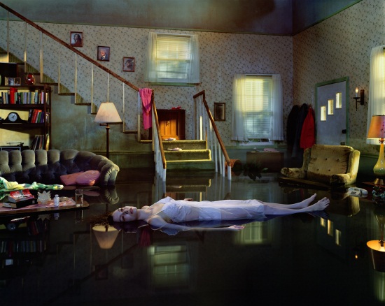 Gregory Crewdson, Untitled (Ophelia) from the "Twilight" series, 2001-02.