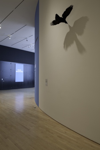 Mark Bradford, Crow, 2003/09. As installed at SFMOMA.