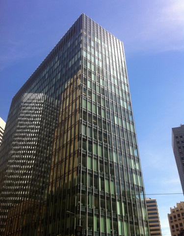Crown Zellerbach Building/One Bush Plaza, San Francisco. Photos courtesy Flickr user Tom Poser.