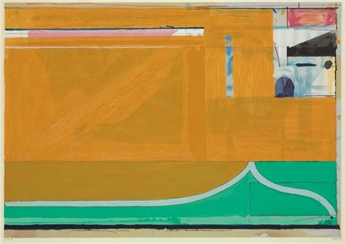 Richard Diebenkorn, Ochre, 1986. Collection of the Fine Arts Museums of San Francisco.
