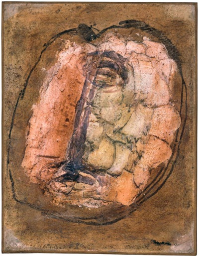 Jean Fautrier, Head of a Hostage, No. 1, 1944. Collection of the Museum of Contemporary Art, Los Angeles.