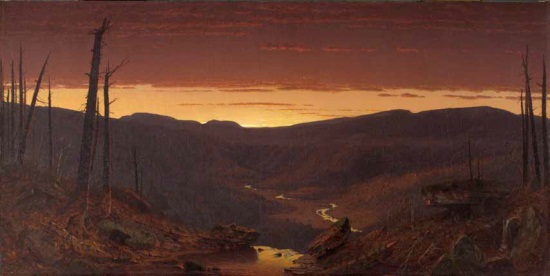 Sanford R. Gifford, Twilight in the Catskills, 1861. Collection of the Yale University Art Gallery, New Haven, Conn.