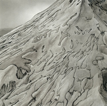 Emmet Gowin, Mount Saint Helens, 1982.