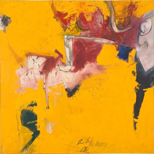 Hassel Smith, 2 the Moon, 1961. Collection of the San Francisco Museum of Modern Art.