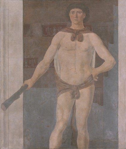Piero della Francesca, Hercules, about 1470. Collection of the Isabella Stewart Gardner Museum, Boston.
