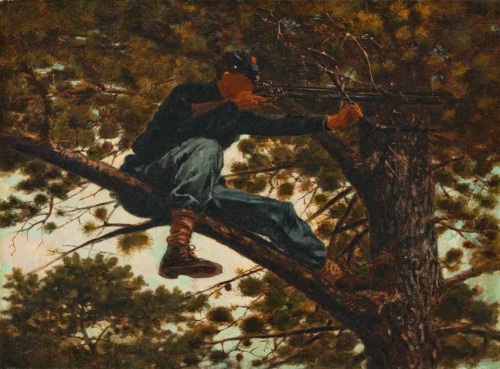 Winslow Homer, Sharpshooter, 1863. Collection of the Portland Museum of Art, Maine.