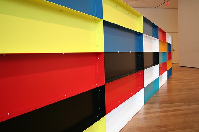 Donald Judd, Untitled (detail), 1989. Collection of the Museum of Modern Art, New York.