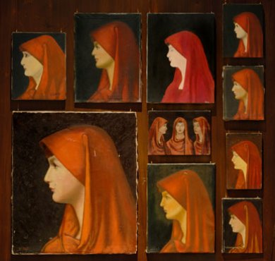 Installation view of Alÿs's Fabiola, 2008-09. Carolina Miranda posted many super pictures of the full LACMA installation.