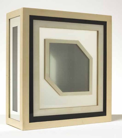 Larry Bell, Lux at the Ferus, 1961. Collection of the Museum of Contemporary Art, Los Angeles.