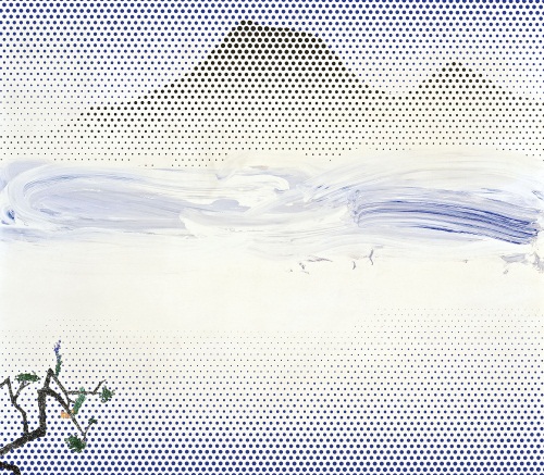 Roy Lichtenstein, Landscape in Fog, 1996.