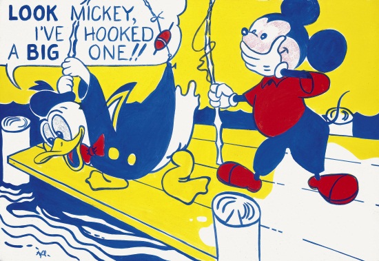 Roy Lichtenstein, Look Mickey, 1961. Collection of the National Gallery of Art, Washington.