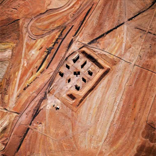 David Maisel, The Mining Project (Clifton, Arizona 6), 1989.