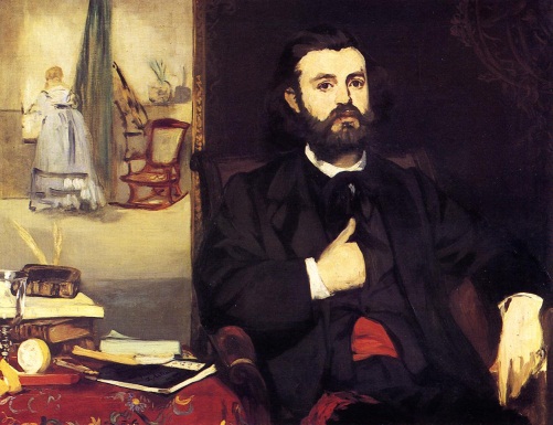 Edouard Manet, Portrait of Zacharie Astruc, 1866. Collection of the Kunsthalle Bremen.