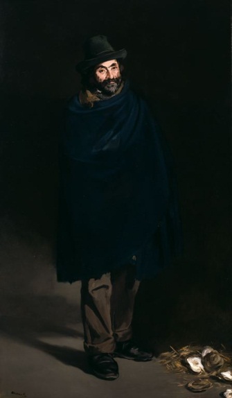 Edouard Manet, Beggar with Oysters (Philosopher), 1865-67. Collection of the Art Institute of Chicago.