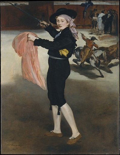Edouard Manet, Mademoiselle V... in the Costume of an Espada, 1862. Collection of the Metropolitan Museum of Art, New York.