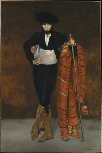 Edouard Manet, Young Man in the Costume of a Majo, 1863. Collection of the Metropolitan Museum of Art, New York.