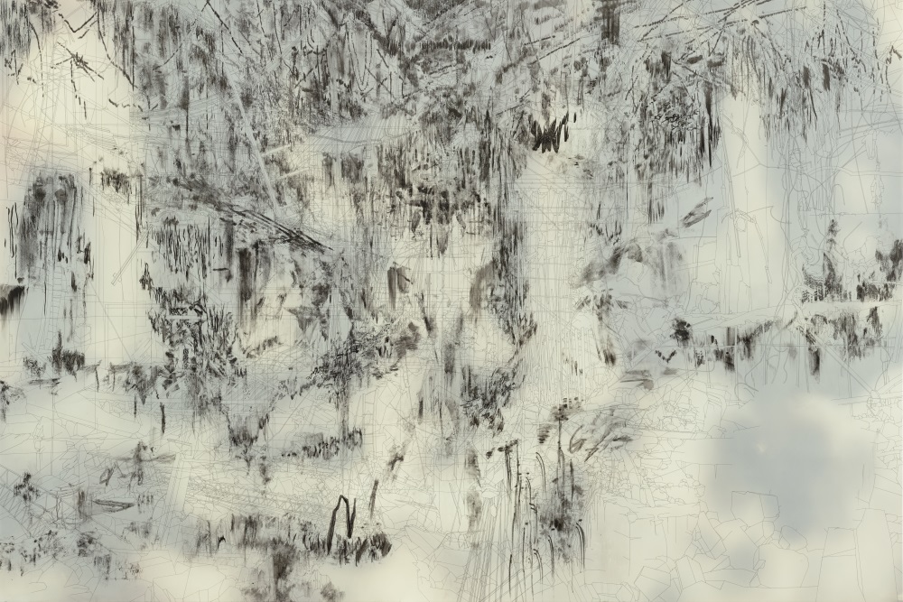 Julie Mehretu, Chimera, 2013.