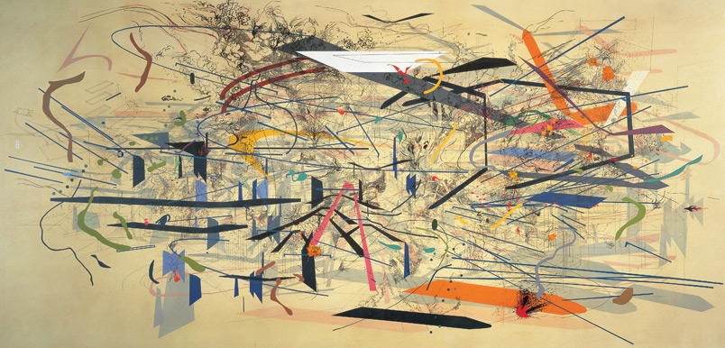 Julie Mehretu, Retopistics: A Renegade Excavation, 2001.