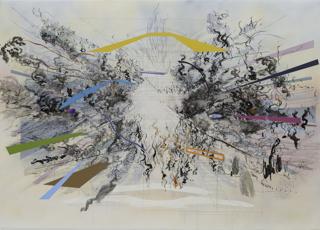 Julie Mehretu, Sehkmet, 2001-13.