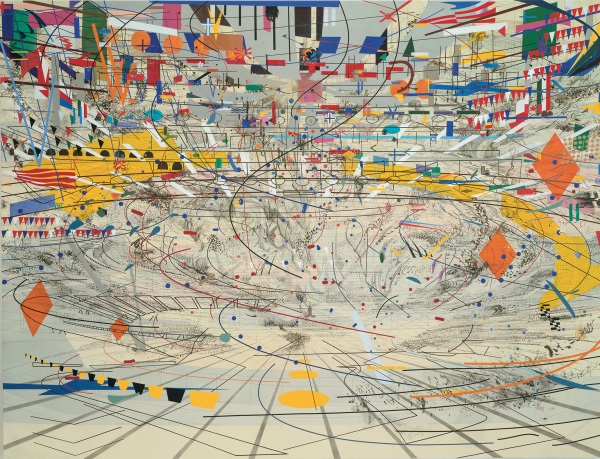 Julie Mehretu, Stadia II, 2004. Collection of the Carnegie Museum of Art, Pittsburgh.
