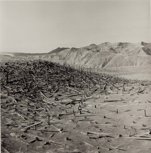 Emmet Gowin, Mount Saint Helens Area, 1980. Collection of the Smithsonian American Art Museum, Washington.