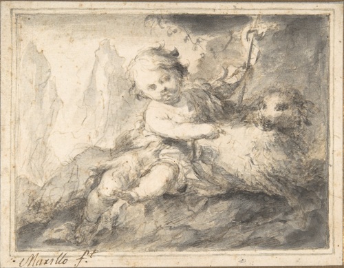 Murillo, The Infant St. John the Baptist. Collection of The Metropolitan Museum of Art, New York.