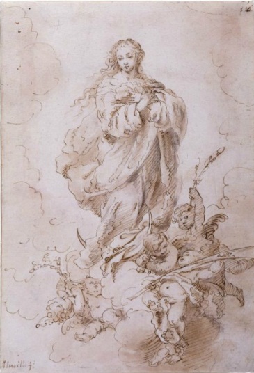 Murillo, Virgin of the Immaculate Conception. Collection of The Morgan Library, New York.