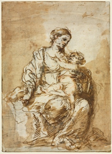 Murillo, Virgin and Child, ca. 1670-75. Collection of the Cleveland Museum of Art.