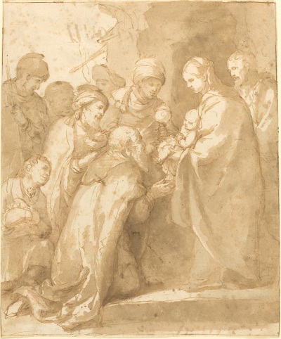 Murillo, The Adoration of the Magi, ca. 1650-56. Collection of the National Gallery of Art, Washington.