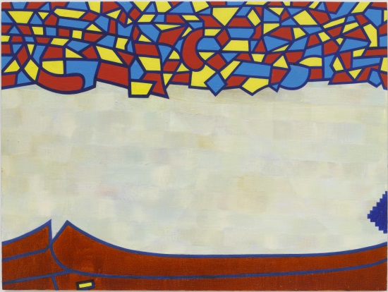 Thomas Nozkowski, Untitled (9-25) (Sam's Point), 2012.