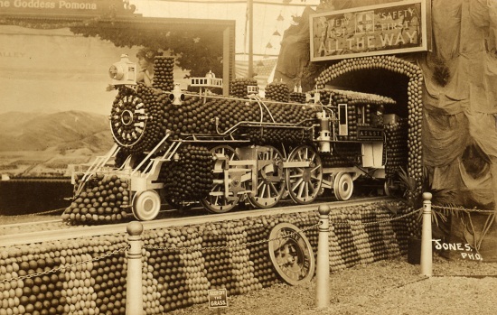 Get the Safety Cable [Orange Train #1], ca. 1910.