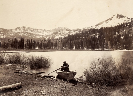 Timothy H. O'Sullivan, Cottonwood Lake, Wasatch Mountains, Utah, 1867. Collection of the Nelson-Atkins Museum, Kansas City, Mo.