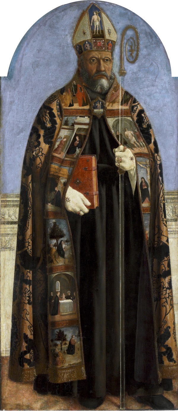 Piero della Francesca, Saint Augustine, 1454–1469. Collection of the Museu Nacional de Arte Antiga, Lisbon.