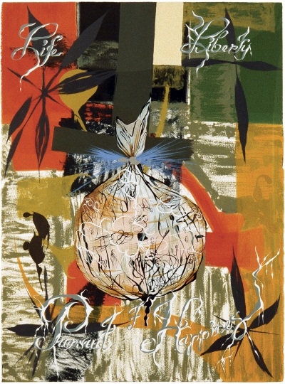 Lari Pittman, Life, Liberty and the Pursuit of Happiness, 1985.