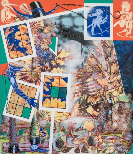 Lari Pittman, A Transcendent Mutability Produced by Camouflage, 2012.