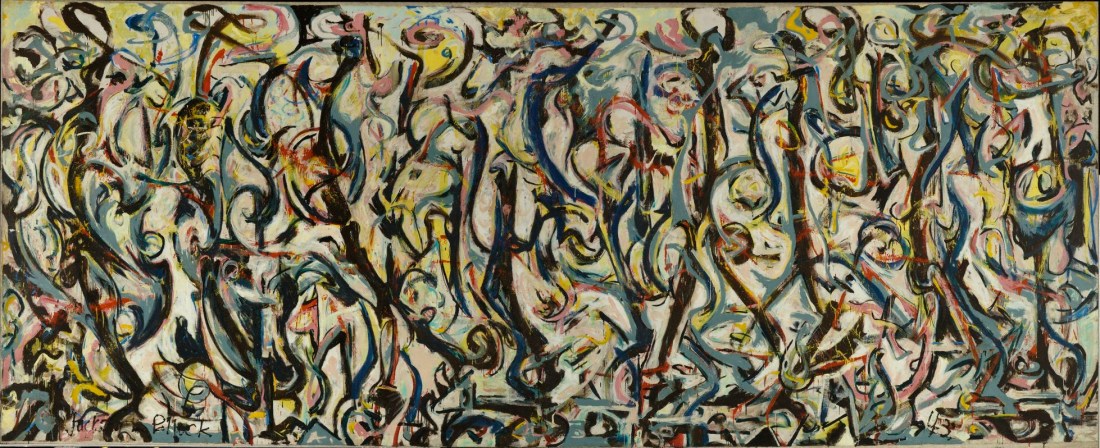 Jackson Pollock, Mural, 1943. Collection of the University of Iowa Museum of Art.