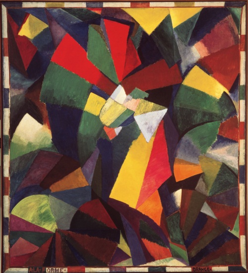 Morgan Russell, Synchromy in Orange: To Form, 1913-14. Collection of the Albright-Knox Art Gallery, Buffalo.