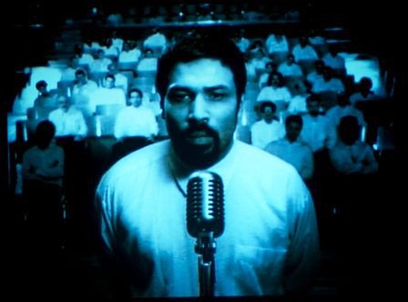 Shirin Neshat, Turbulent (still), 1998. Collection of the Museum of Contemporary Art, Chicago.