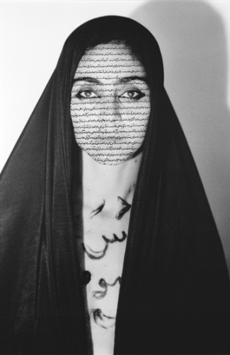 Shirin Neshat, Unveiling from the series "Women of Allah," 1993. Collection of the Whitney Museum of American Art, New York.