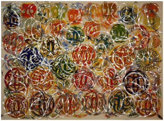 Philip Taaffe, Tsuba Colony, 1995.
