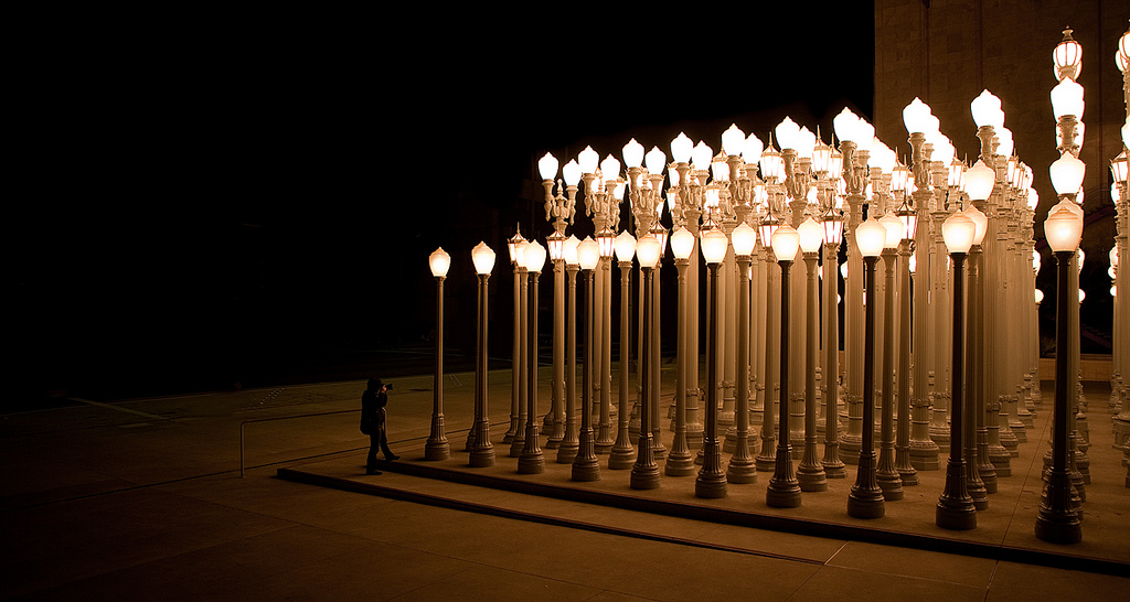 Chris Burden, Urban Light, 2008. Collection of the Los Angeles County Museum of Art.