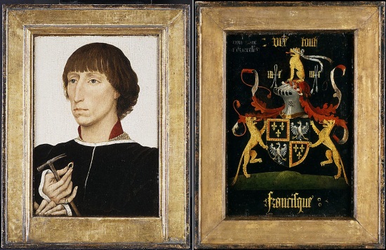 Roger van der Weyden, Portrait of Francesco d'Este, ca. 1460. Collection of the Metropolitan Museum of Art, New York.