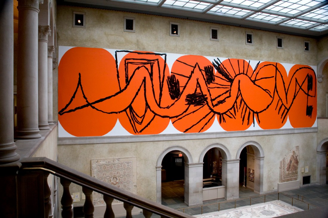 Charline von Heyl, Wall at WAM, 2010.